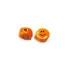 Hot Seller Peruvian beads for making necklaces, Large disc shaped imprinted ceramic beads - Smiley