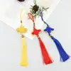 Custom Wholesale Key Ring Charm Multi Colors Pendant Tassels Keychain