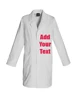 Custom Adult Uniform Lab Coat with Personalized Logo Name OEM