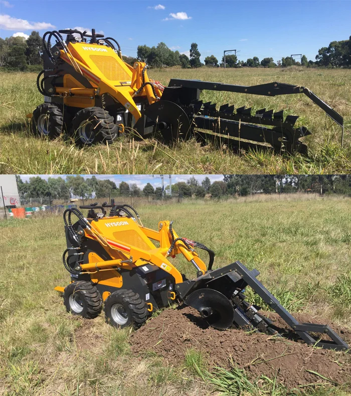 skid steer loader mini earth moving equipment