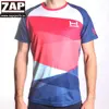 Sublimation t-shirt ZAP Customized printed t-shirt women/men Dry fit material sublimation t shirt
