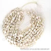 top rated seller natural white biwa freshwater pearls oval shape cabochon beads strands suppliers GR SILVER DESIGNS
