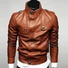 2019 Wholesale Custom Fitness Leather Zip Up Jacket Improved Quality In Low Price Leather Jacket