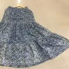 Hippie bohemian long 100% cotton hand print fabric boho wrap women's skirt in India