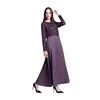 wholesale high quality new Latest designs sequins embroidery big hem Lace Islamic muslim dress abaya for woman