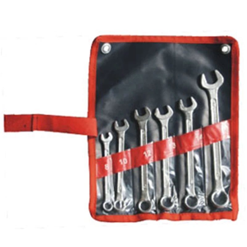 22mm POLISHED NEW COMBINATION SPANNER WRENCH TOOL SET IN EVA FOAM STORAGE 6mm