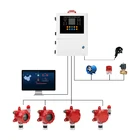 rs485 1-99 channels gas alarm control panel gas alarm control system co2 controller