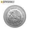 personalized silver matte mexico liberate souvenir metal coins