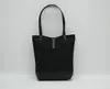 Tote bag waxed canvas,black color, leather base with handles and closures in leather LHB 0061
