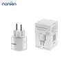 Nanxin wifi enabled mini eu smart socket 2 pin electric plug