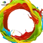 High solid content pigment paste for acrylic paint