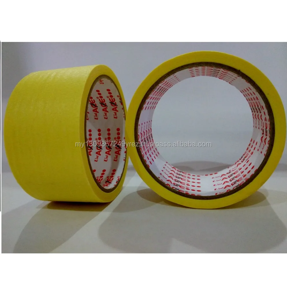 OEM High Strength General Purpose Yellow Masking Tape Manufacturer Wholesale