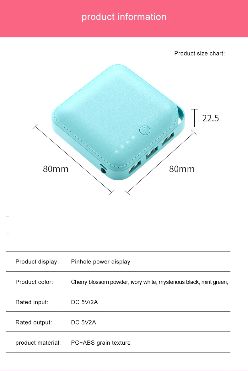 KD-262 10000mAh Mini USB Mobile Phone Power Banks - ANKUX.COM