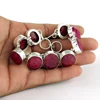 Beautiful ruby gemstone bracelet handmade craft 925 sterling silver jewelry bracelets manufacturer