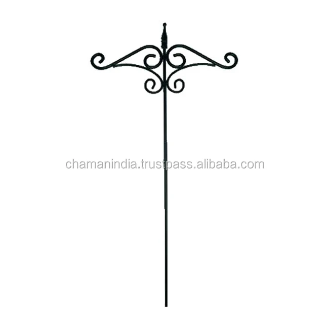 Wrought Iron Plant Hanging Hooks Wall Brackets For Planter Bird