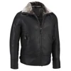 Men Fashion Leather Jacket Big & Tall Faux Shear-ling Leather Aviator Jacket In Pakistan