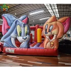 New design bounce house bouncy castle for kids Tom and Jerry inflatable bouncer