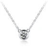 18k White/Yellow/Rose Gold Real Natural Diamond Pendant Necklace Chain