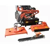 front mounted boom arm mower for cutting tree and grass