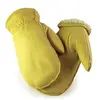 Chopper Mittens, Top Grain Cowhide, Unlined Pair of Mitts, Sizes for Teens