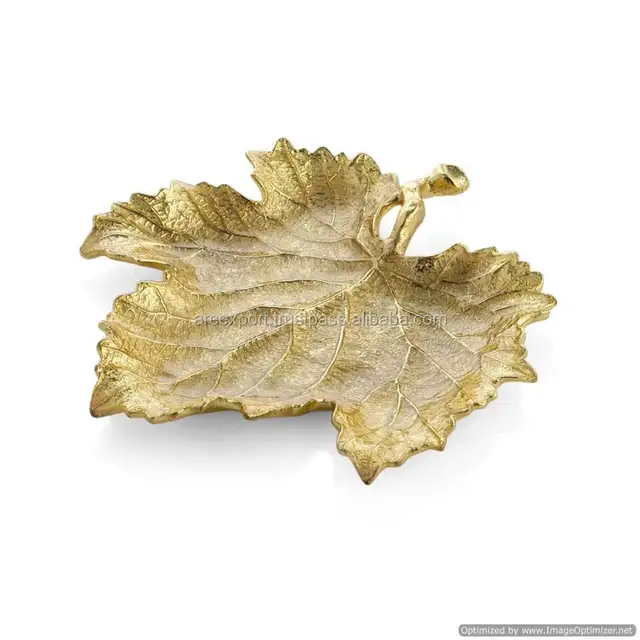 souvenir gift golden leaf bowl