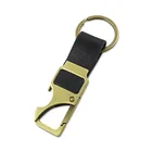 Promotional beer bottle opener keychain
