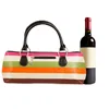 Women eco wine clutch bag wine bottle carrier tote bag