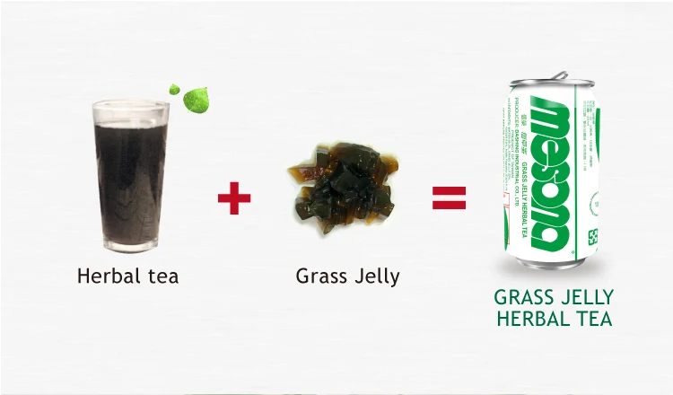 can (tinned) grass jelly drink