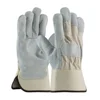 cow split leather worker working gloves - leather safety gloves