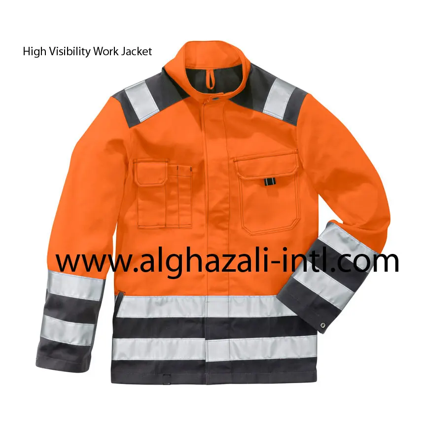 Safety Workwear Hi-Vis Reflective Tape Safety Jackets