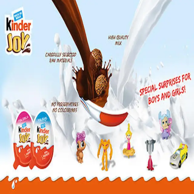 kinder joy chocolate for young boy and girls