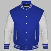 Men Basic Cotton Varsity Jacket Royal Blue And Other Varsity Jackets at Samuel Industries