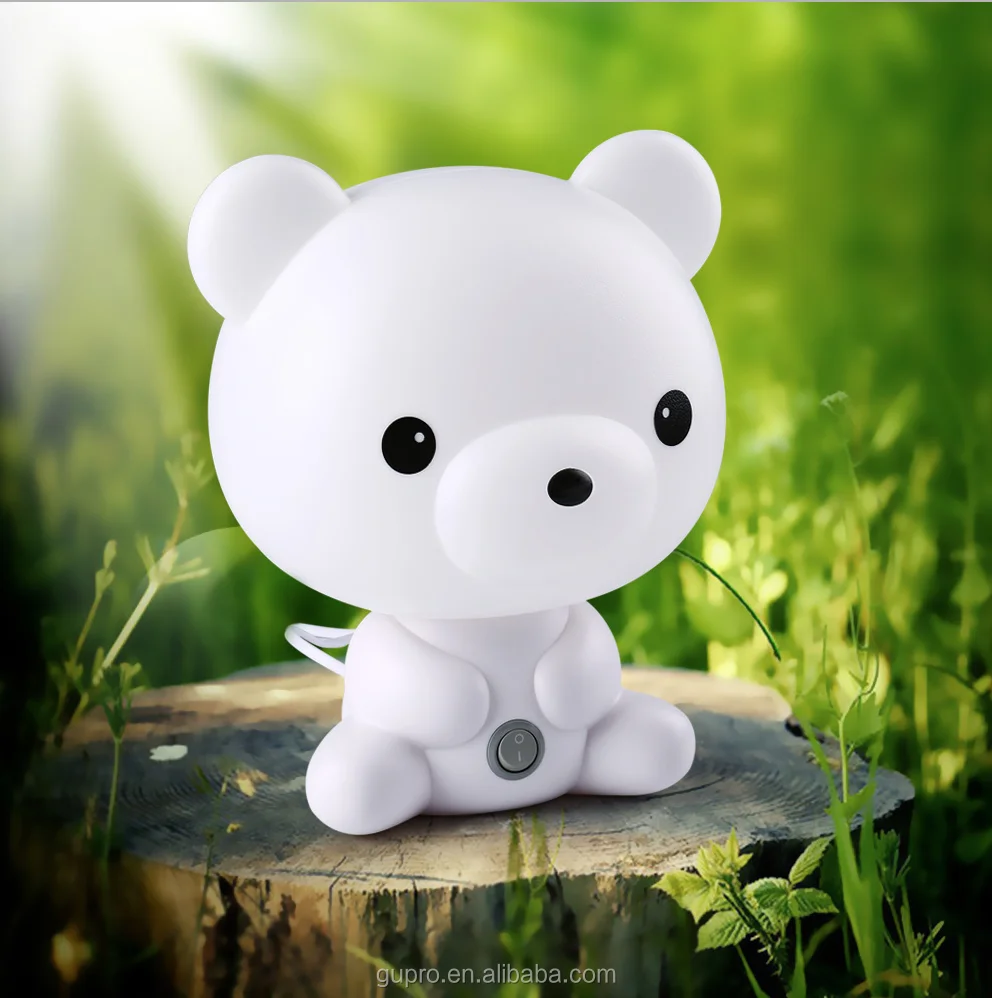 gupro pretty cute panda bear cartoon animal night light baby