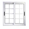 2018 hot sale 80 series aluminum french sliding windows with grill