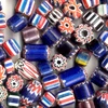 Chevron Glass Beads