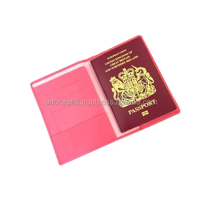 small passport book wallets / genuine leather passport holders