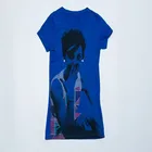 Promotion baby print fabric navy blue tshirt bulk wholesale clothing