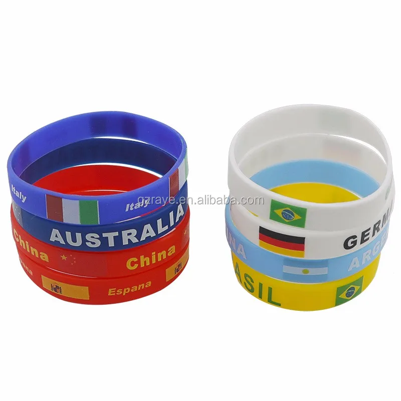 world cup promotion gift custom silicone sports printing logo