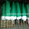 [wholesale] Patio Umbrella Cover - Seagrass Umbrella Cover - Palm Leaf Umbrella with Leather Cover, Terrazzo Bases, Bamboo Foot