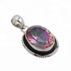 Buy online wholesale 925 sterling silver mystic quartz gemstone pendant