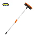 Deluxe Car Wash 8" Dip Brush with Rubber Bumper and 53" Handle
