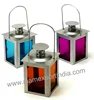 Small Lanterns with multi colour glass