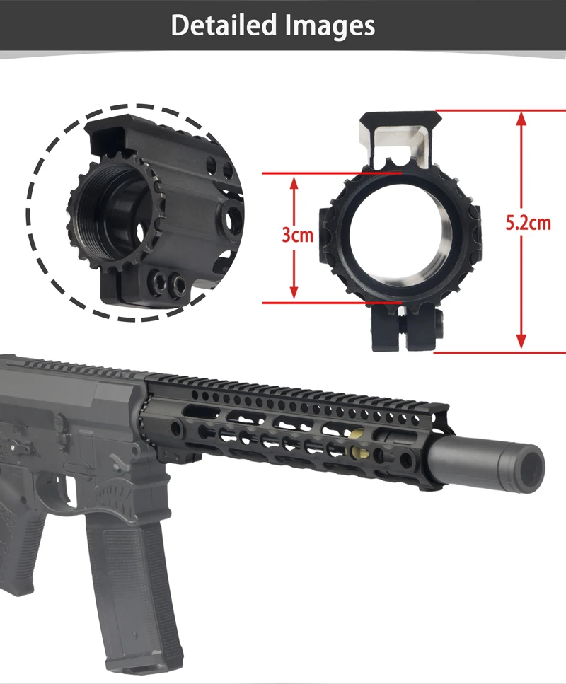 cheap 10 inch quad rail