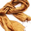 Handwoven Goldenrod Pure Thai Silk Shawl