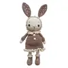 So Cute Bunny girl doll crochet toys handmade toys