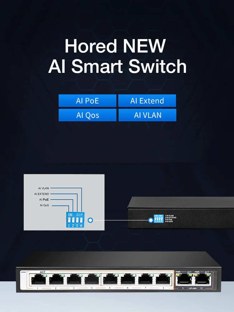 Fast Ethernet PoE Switch