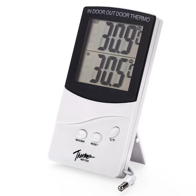 LCD easy to read Max Min Wall mounted Temperature meter LCD Indoor Outdoor digital thermometer hygrometer climate grower plant
LCD easy to read Max Min Wall mounted Temperature meter LCD Indoor Outdoor digital thermometer hygrometer climate grower plant