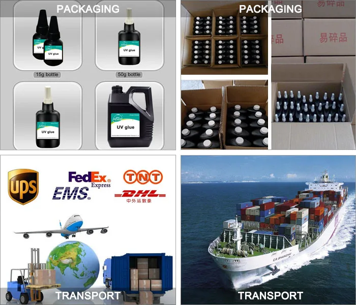 Transport of Uv Glue