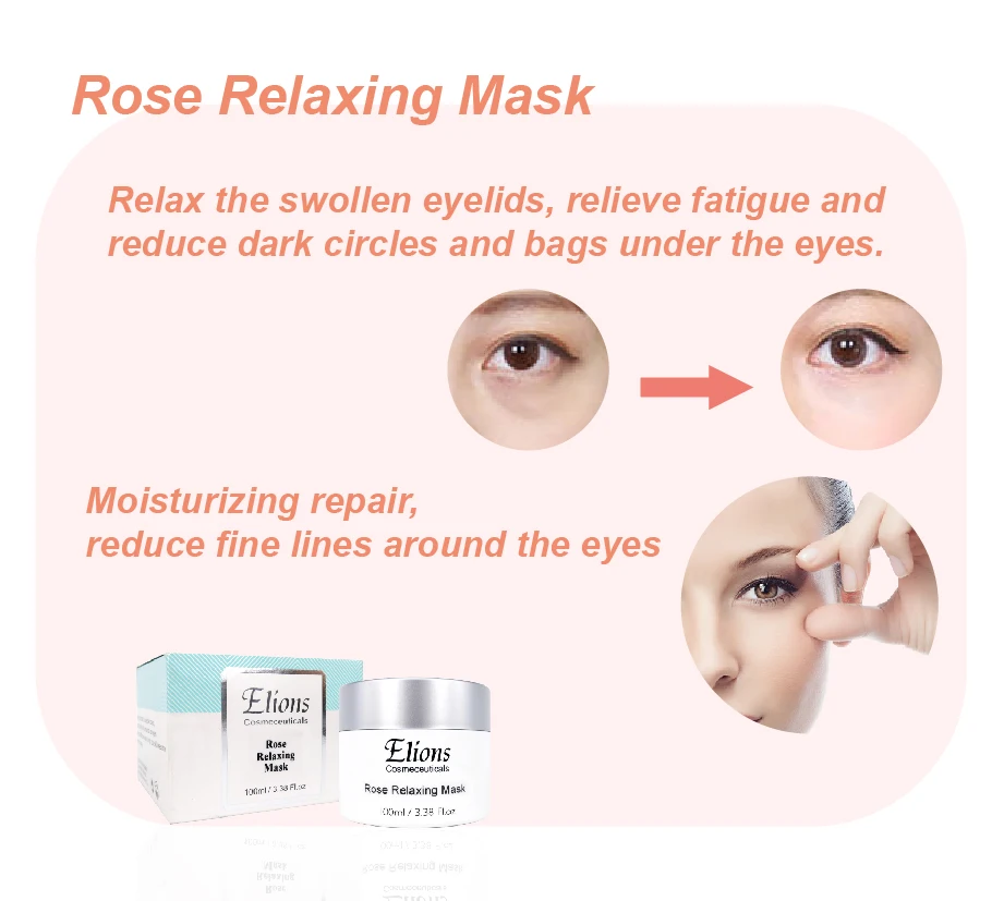 dark circle removal rose relax eye mask cream