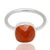 High Quality Low Price Today Deal Lovely Red Onyx Gemstone 925 Sterling Silver Ring Supplier